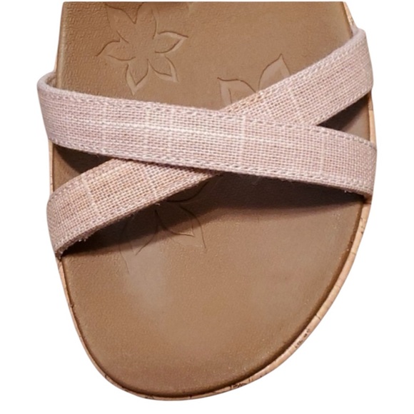 SKETCHERS cork luxe foam pink wedges size 10 M shoes 2.5”in wedge heel Pre Loved - Picture 10 of 13